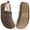 Gray, variant on BERANMEY Soft Memory Foam Slippers for Women and Men, Fuzzy Curly Fur House Slippers with Non-Slip Rubber Sole, Cozy Indoor Closed Back Home Shoes for Family