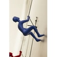thumbnail image 3 of Climbing Man Classic Wall-Art Sculpture | Blue, 3 of 6