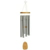 Woodstock Wind Chimes Signature Collection, Woodstock Wedding Chime, 34'' Silver Wind Chime IDO