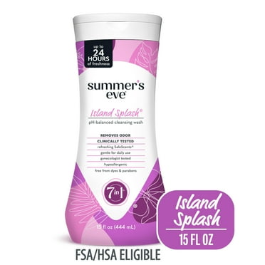 Summer’s Eve Island Splash Daily Feminine Wash, Removes Odor, pH Balanced, 15 fl oz