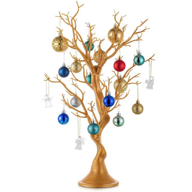 Manzanita artificial NUPTIO Gold Christmas de 58 cm de altura