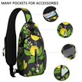 thumbnail image 2 of Crossbody Sling Backpack for Women Men Yellow Vintage Lemon Shoulder Sling Crossbody Casual Chest Bag for Travel Sports Running Hiking, 2 of 6