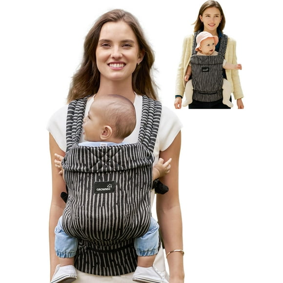 Mochila Portabebé Ergonómica GROWNSY para 3 a 20 kg, con Soporte para Cabeza