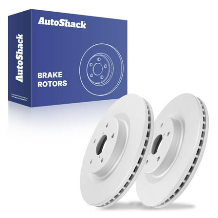 AutoShack 12.4" (315 mm) Front Vented Brake Rotors Coated | Replacement for 2019-2025 Subaru Forester 2020-2025 Subaru Outback | 2-PC Set | ArmorStop