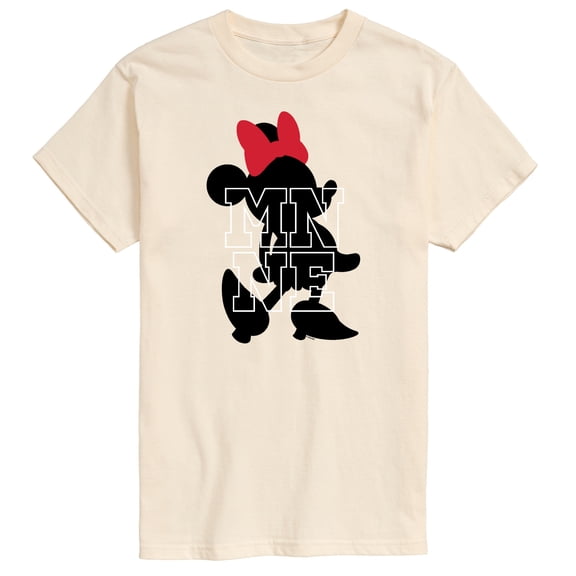 Mickey & Friends - Minnie Logo Silhouette - Men's Short Sleeve Graphic T-Shirt