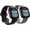 black/grey, variant on MYKOMI 2 Pack Waterproof Bands Compatible with Fitbit Versa 3 / Fitbit Versa 4 / Fitbit Sense/Sense 2 Bands, Classic Soft Sports Replacement Wristbands for Women Men