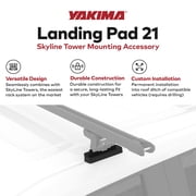YAKIMA Landing Pad 21 Fixed Point Gear Mount Base Kit for Vehicle Roof Ditch, Set of 4