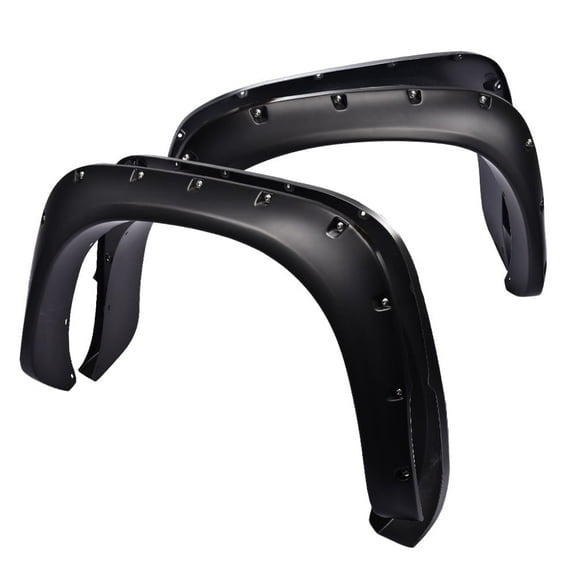 4Pcs Fender Flares Smooth Style Wheel Cover Black Fit for Dodge Ram 1500 2002-2008/2500 3500 2003-2009