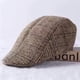 thumbnail image 2 of Gorra plana Gatsby Newsboy a cuadros con forma de pata de gallo para hombre, 2 of 2
