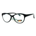 thumbnail image 2 of SA106 Lunettes de Lecture Progressives à 3 Foyers Multi Oeil de Chat Noires +1,75, 2 of 3