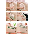 thumbnail image 7 of Emlimny Lunies Over The Cabinet Trash Bag Holder, 8.6" x 4.9" Plastic Grocery Bag Dispenser & Under Sink Trash Can for Kitchen, Bathroom, RV, Dorm, Office, 7 of 7