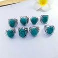 thumbnail image 5 of HOOUN Wholesale Rings 50 Pcs Turquoise Blue Turquoise Rings Fashion Jewelry Bulk Lot-Blue Turquoise, 5 of 8