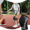thumbnail image 4 of Rodillera para jóvenes, esponja acolchada, Flexible, transpirable, elástica, anticolisión, rodillera para ciclismo, baile, deportes, , equipo Negro Sunnimix rodilleras juveniles, 4 of 8