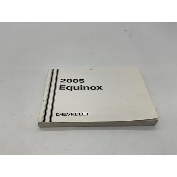 2005 Chevy Equinox Owners Manual Handbook OEM J02B38010