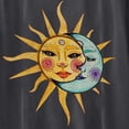 thumbnail image 4 of ICHUANYI Clearance Women's Vintage Sun And Printed Pattern Casual Short Sleeve Tops Blouse(Gray, M) ICHUANYI WER2023081200278, 4 of 8