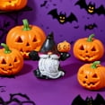 thumbnail image 3 of 1PC Halloween Gnomes Decorations for Home, Small Resin Funny Garden Gnomes Statues for Outdoor Decor, Halloween Pumpkin Figurine Gift for Table Centerpiece Decor, 3 of 7