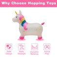 thumbnail image 4 of Unicornio Bouncy Horse HotMax para niña de 2 años, color rosa, 4 of 7