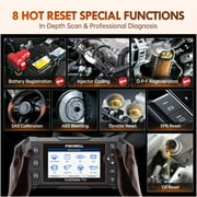 FOXWELL Automotive Diagnostic Scan Tool All Systems OBD2 Scanner Free 8 Maintenance ABS Bleeding SAS Calibration Injector Coding TPS Oil EPB BRT DPF Reset EOBD Car Code Reader Free Update