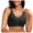 Black, variant on Women's Plus Size Unpadded Lace Underwire Bra - Breathable, Adjustable Straps - Nylon Spandex for All-Day Comfort