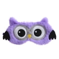thumbnail image 1 of Soidarity Cubierta de ojo para dormir para niños, portátil, de viaje, para el hogar, con los ojos vendados, de felpa, bonito parche, suave, Tratamientos faciales Violeta, 1 of 6