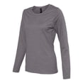 thumbnail image 2 of Hanes Perfect-T Women’s Long Sleeve Scoopneck T-Shirt Size up to 5XL, 2 of 5