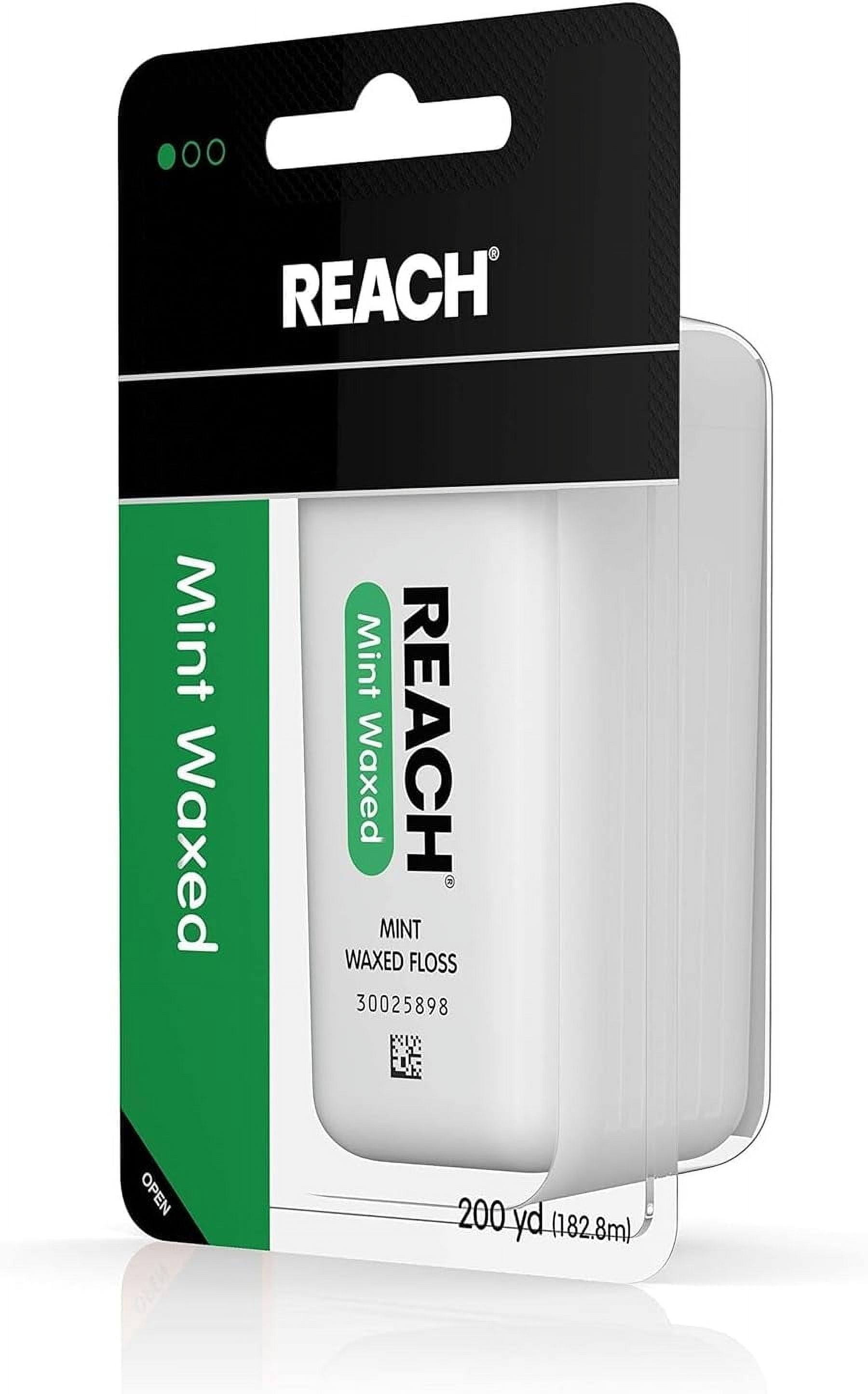 Reach Mint Waxed Floss 200 Yards (Packs of 7)
