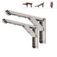 thumbnail image 2 of Soporte de estante plegable de 2 uds., soporte de trípode de acero inoxidable de alta resistencia, soporte de pared para ahorrar soporte DIYpulgadasCN Deng Xun unisex, 2 of 2