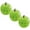 Green, variant on Baumgartens Apple-Shaped Timer, Green, Pack of 3