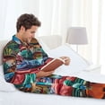 thumbnail image 6 of Goofa Tropical Vacation Essentials for 2-piece Loungewear Set Men’s Sleepwear Set Soft PJs Cozy loungewear Comfy Sleep Set Winter Pajamas-Medium, 6 of 7