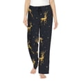 thumbnail image 1 of Fotbe Christmas Deers Pantalones de Pijama para Mujer, Pantalones de Dormir, Pantalones Pj con Cordón y Bolsillos-Medium, 1 of 6