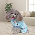thumbnail image 4 of Adorable Pet Shirt - Floral Printing Comfortable Soft - Round Collar Dress-up - Four-Legs Christmas Cool Shirt Style Clothing, 4 of 8