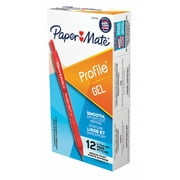 Paper Mate Gel Pens,Textured,Plastic,PK12  2095463