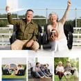 thumbnail image 5 of Extra Wide Stadium Seat with Back Support, 6-Position Reclining Bleacher Chair - Padded Cushion, Anti-Slip Mat, Cup Holders & Large Pockets for Football, Baseball, Concerts, Outdoor Events, 5 of 7