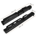 thumbnail image 6 of Black 2X2 1/2 4 Holes Billiard Cue Case Deluxe Hard Pool Cue Case Billiard Cue Stick Tube Carrying Case w/ Handle, 6 of 8