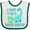 White and Green, variant on Inktastic I Love My Auntie-saurus Cute Brontosaurus Family Boys or Girls Baby Bib
