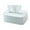 White, variant on Foldable Tissue Box Holder Paper Towel Dispenser Coreless Toilet Tissue Dispenser Paper Extraction Dispenser Tissue Box Cover Dispenser for Car Home Bathroom Bedroom Office