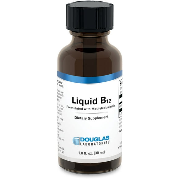 Douglas Laboratories Liquid B12 (Formulated with Methylcobalamin) | Supplement to Support Neurological Health* | 1 Fl Oz