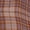 Caramelized Windowpane Plaid, variant on Women's Plus Button Front Woven Shirt with Long Sleeves, Sizes 0X- 5X