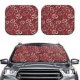 thumbnail image 6 of Lsque Snake 2 PCS Windshield Sun Shade | CarFoldable Window Covers | Car Accessories Reflect UV for Universal Cars SUV Truck | Medium, 6 of 7