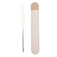 thumbnail image 1 of Spatule de Fondation Palette Bâton 304 Acier Inoxydable Cuillère Mélange Art Palette Colle Ensemble Ongle, 1 of 5