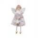 thumbnail image 1 of Adornos de juguete de niña ángel de Navidad, lindos muñecos para bebés, regalos para niños (gris), 1 of 3