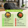50'x100'-1'' HDPE Bird and Chicken Coop Netting for Garden and Poultry ...