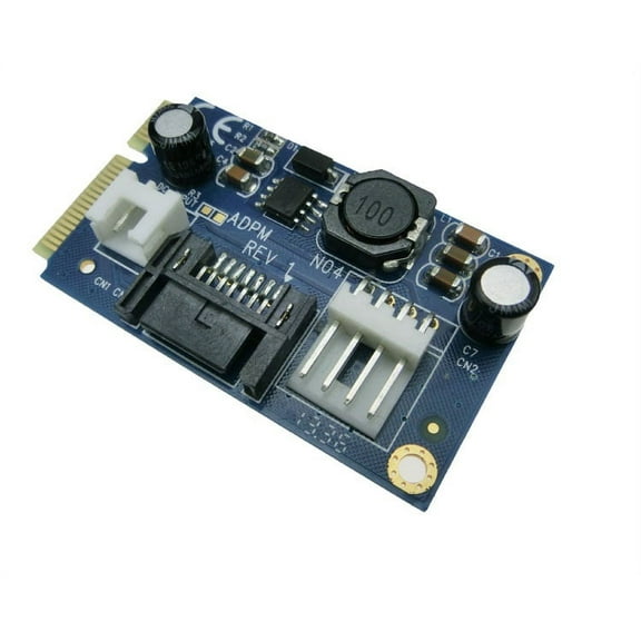 SATA to Mini-SATA Adapter with 4 Pin Connector