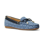 Sutton Signature Logo Moccasin Flat Loafers
