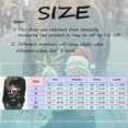 thumbnail image 3 of WEAIXIMIUNG Sweatshirts Grande Taille pour Femmes 3X Carcos Dames Décontracté Grand Cerf Doré Flocon de Neige Imprimé de Noël Col Rond Manches Longues Capuche Légère, 3 of 4