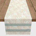 thumbnail image 2 of Creative Products Blush Coral Blue Stripe on White 16 x 90 Cotton Twill Table Runner, 2 of 2