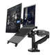 thumbnail image 2 of Base Doble Ergonomica Para Monitor Y Laptop Belug, Negro, 2 of 4