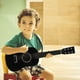 thumbnail image 2 of Guitarra acústica folk de 23 pulgadas, instrumento musical mini para niños principiantes amantes de la música (negro), 2 of 8