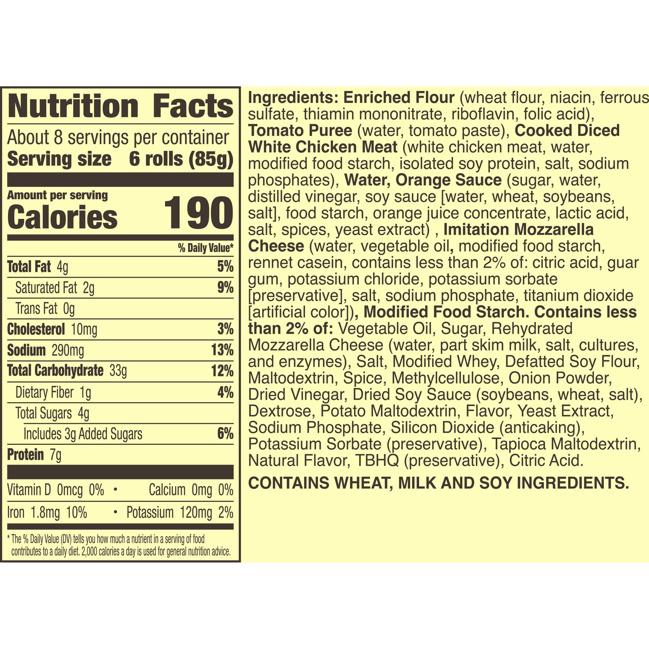 Totino's Pizza Rolls, NXTLVL, Orange Chicken Flavored, Frozen Snacks, 50 Count, 24.46 oz