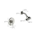 thumbnail image 5 of Design House 594143 Eastport II Shower Trim with Valve, Satin Nickel, 5 of 12